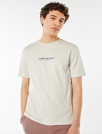 Tee-shirt imprimé à messages