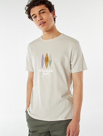 Tee-shirt imprimé à messages