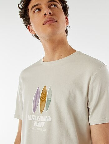 Tee-shirt imprimé à messages