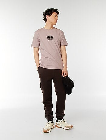 Tee-shirt imprimé à messages