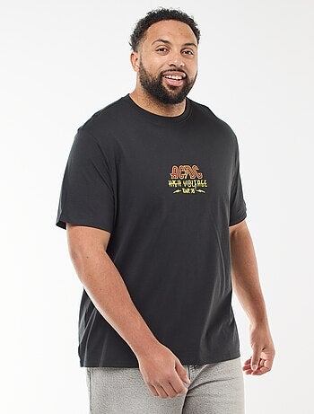 Tee-shirt imprimé 'AC/DC' à manches courtes