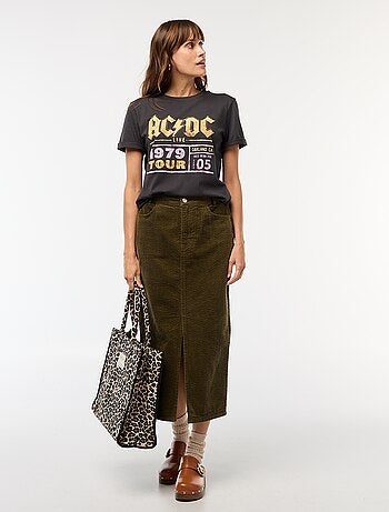 Tee-shirt imprimé 'AC/DC'