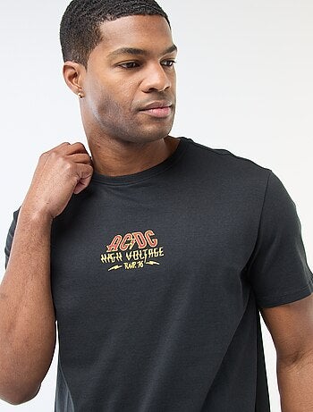 Tee-shirt imprimé 'AC/DC'