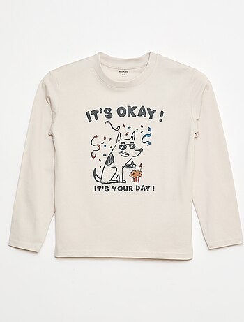 Tee-shirt imprimé anniversaire