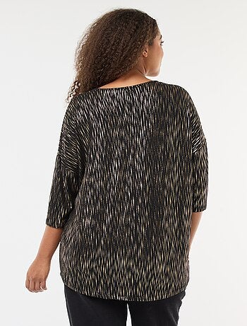 Tee-shirt imprimé doré 'Only Carmakoma'