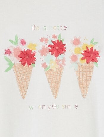 Tee-shirt imprimé fantaisie