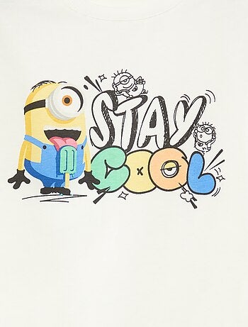 Tee-shirt imprimé 'Les Minions' manches courtes - So Easy