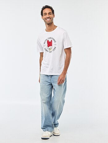 Tee-shirt imprimé 'Noël'