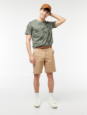 Tee-shirt imprimé palmiers