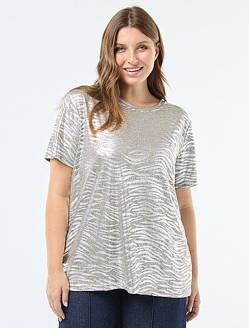 Tee-shirt irisé 'Only Carmakoma'