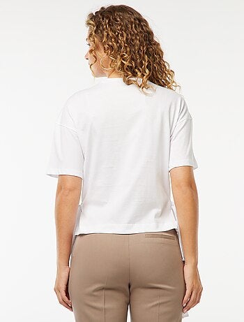 Tee-shirt large avec noeuds