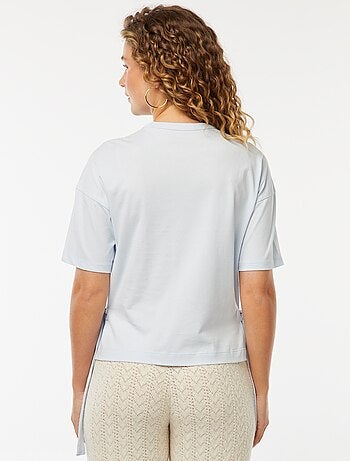 Tee-shirt large avec noeuds
