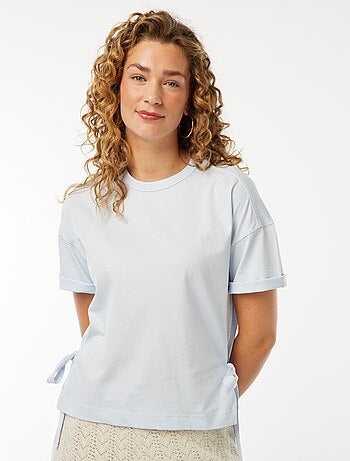 Tee-shirt large avec noeuds