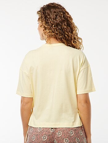 Tee-shirt large avec noeuds