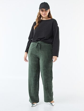 Tee-shirt maille doudou avec boutons dorés