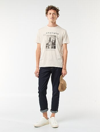 Tee-shirt manches courtes imprimé