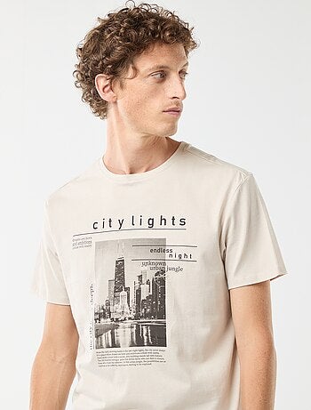 Tee-shirt manches courtes imprimé