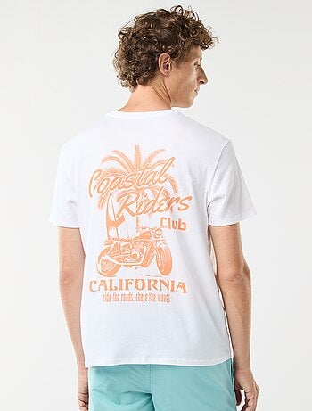 Tee-shirt manches courtes imprimé