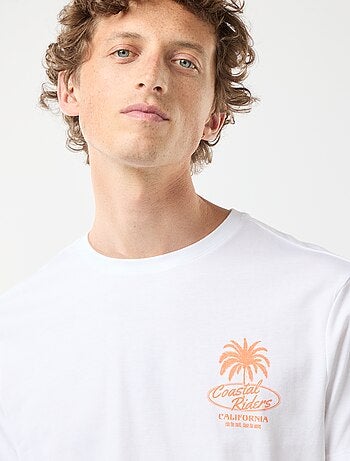 Tee-shirt manches courtes imprimé