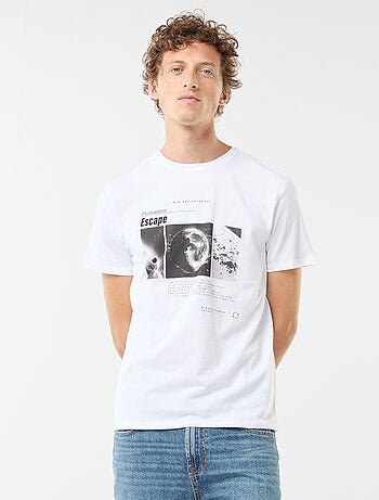 Tee-shirt manches courtes imprimé