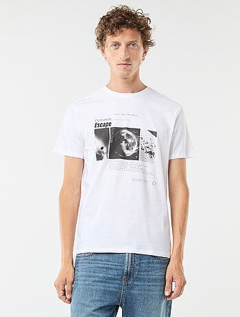 Tee-shirt manches courtes imprimé