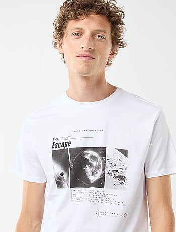 Tee-shirt manches courtes imprimé
