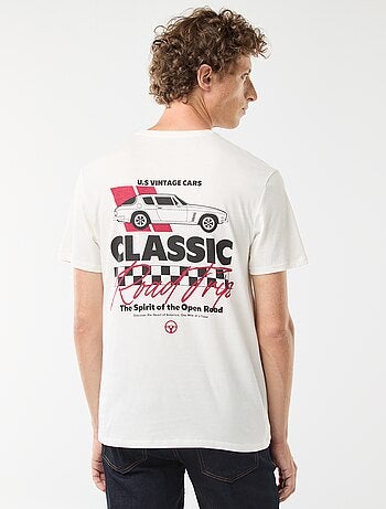Tee-shirt manches courtes imprimé