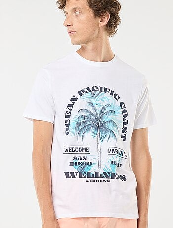 Tee-shirt manches courtes imprimé
