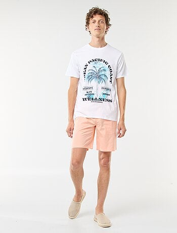 Tee-shirt manches courtes imprimé