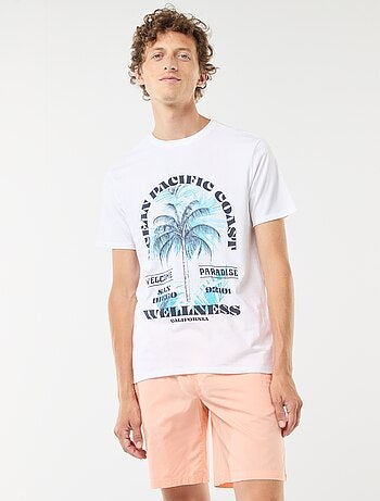 Tee-shirt manches courtes imprimé