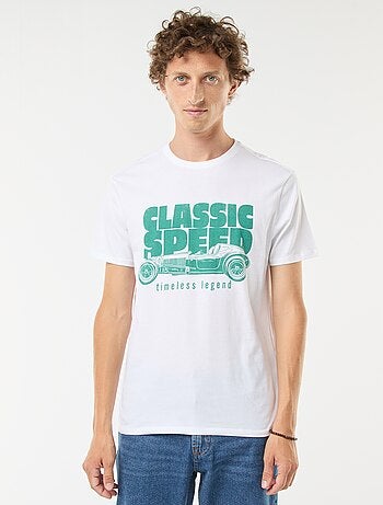 Tee-shirt manches courtes imprimé