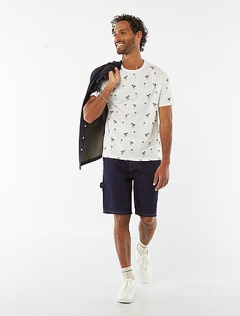 Tee-shirt manches courtes imprimé
