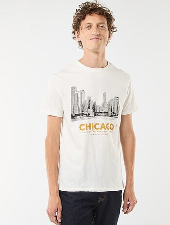 Tee-shirt manches courtes imprimé