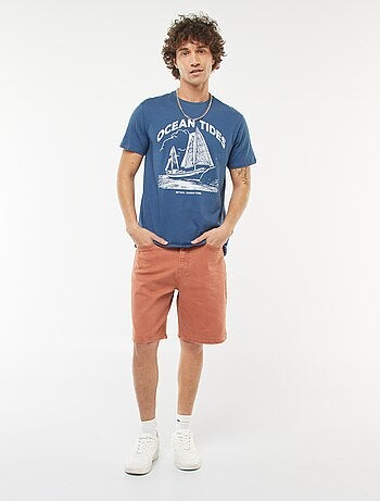Tee-shirt manches courtes imprimé