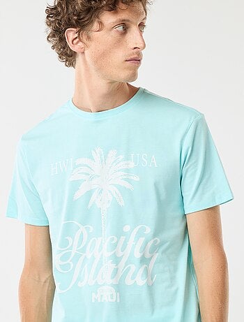 Tee-shirt manches courtes imprimé