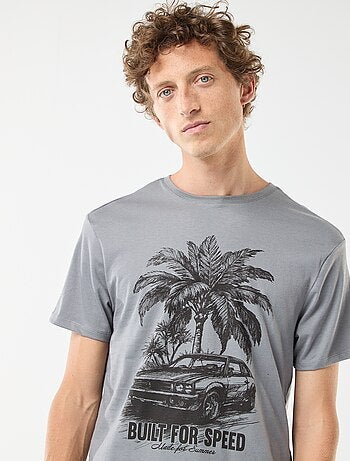 Tee-shirt manches courtes imprimé