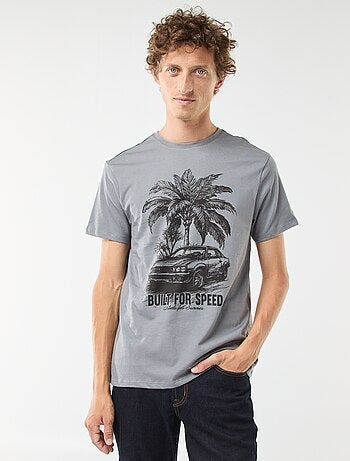 Tee-shirt manches courtes imprimé