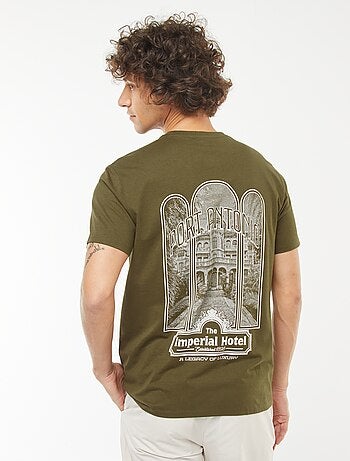 Tee-shirt manches courtes imprimé