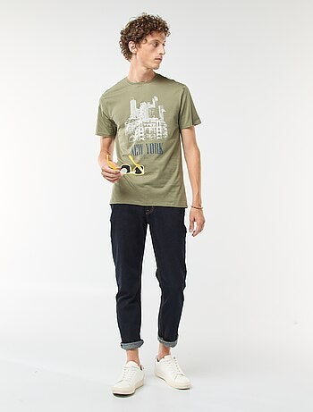 Tee-shirt manches courtes imprimé