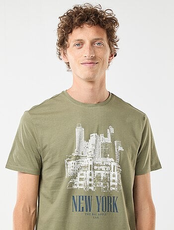 Tee-shirt manches courtes imprimé