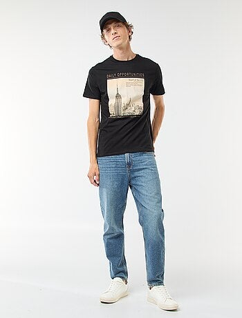 Tee-shirt manches courtes imprimé