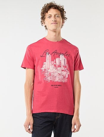 Tee-shirt manches courtes imprimé