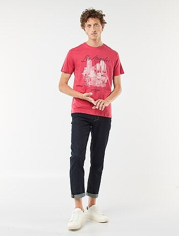 Tee-shirt manches courtes imprimé