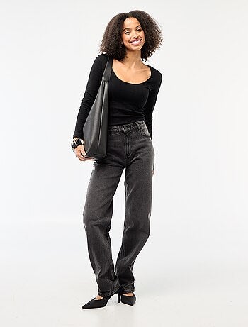 Tee-shirt manches longues pointelle