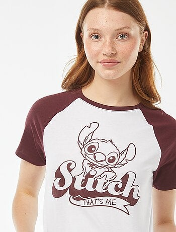 Tee-shirt manches raglan 'Stitch'