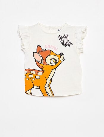 Tee-shirt manches volantées 'Disney'