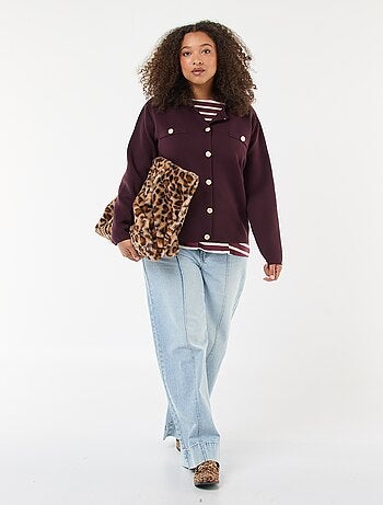 Tee-shirt marinière oversize