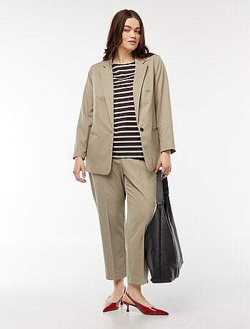 Tee-shirt marinière oversize