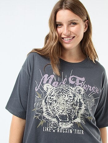 Tee-shirt oversize imprimé