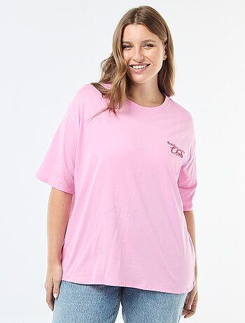 Tee-shirt oversize imprimé
